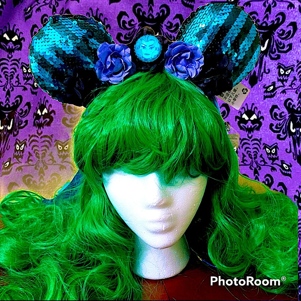 💖 Disney Minnie Mouse Main Attraction Mickey Ears Haunted Mansion Madame Leota